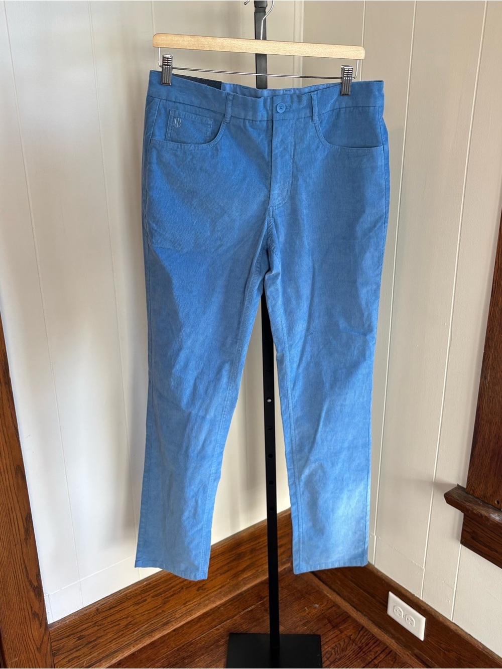 Holderness & Bourne The Baxter Corduroy Golf Pants Blue Mens 32x32 NWT